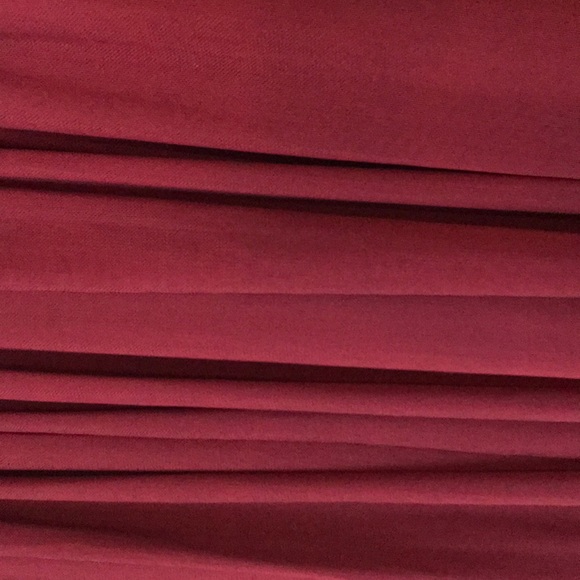 BHLDN Raspberry Chiffon & Lace Dress - Picture 4 of 8